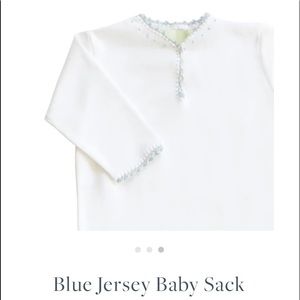 Pixie Lily Blue Jersey Baby Sack, 0-3 months